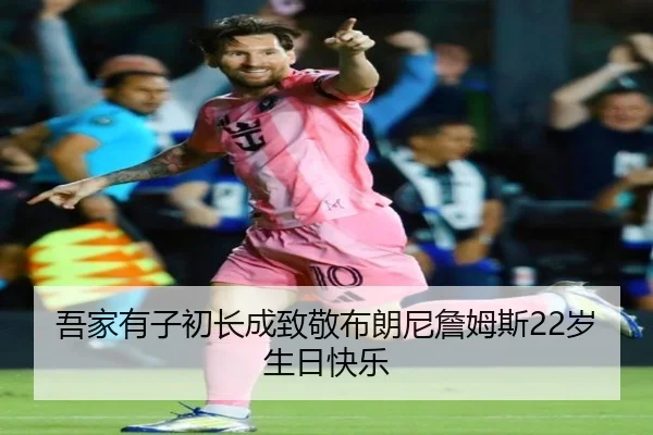 吾家有子初长成致敬布朗尼詹姆斯22岁生日快乐